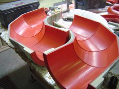 PVC Rood met GVK leiding component